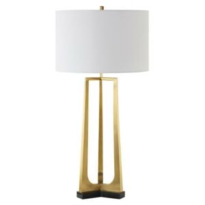 Crossroads 1-Light Table Lamp in Antique Brass