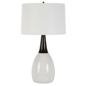 Fralin 1-Light Table Lamp in Black Iron