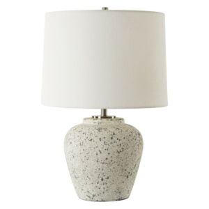 Rupture 1-Light Table Lamp in Brushed Nickel