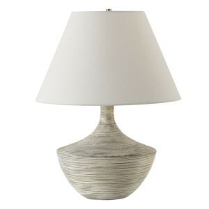 Carafe 1-Light Table Lamp in Brushed Nickel