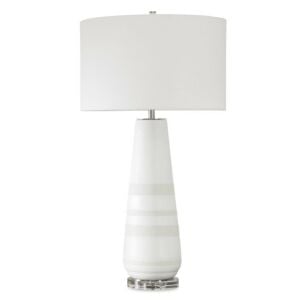 Santino 1-Light Table Lamp in Brushed Nickel