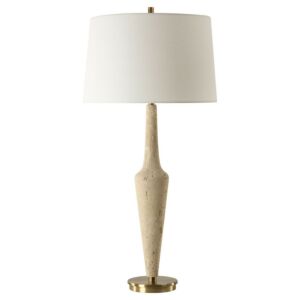 Juliet 1-Light Table Lamp in Antique Brass