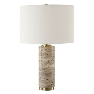 Cortado 1-Light Table Lamp in Antique Brass