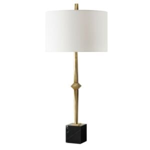 Suranne 1-Light Table Lamp in Antique Brass