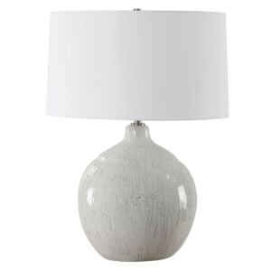 Dribble 1-Light Table Lamp in Brushed Nickel