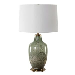 Chianti 1-Light Table Lamp in Antique Brass