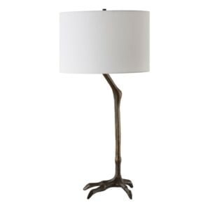 Perch 1-Light Table Lamp in Antique Bronze