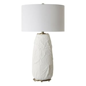 Vida 1-Light Table Lamp in Brushed Brass