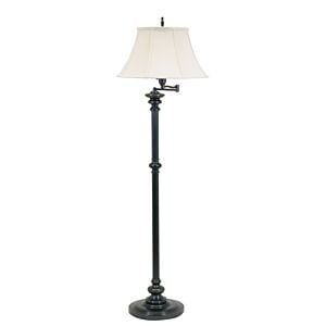 Newport 1-Light Floor Lamp in Oil Rubbed Bronze