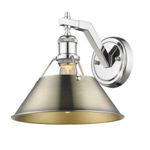 Orwell CH 1-Light Wall Sconce in Chrome