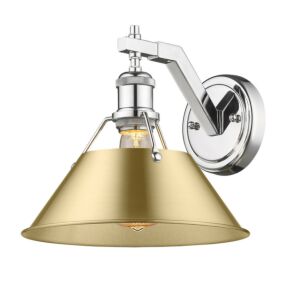 Orwell CH 1-Light Wall Sconce in Chrome