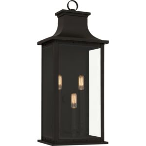 Abernathy 3-Light Outdoor Wall Mount in Old Bronze