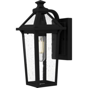 Boulevard 1-Light Outdoor Wall Mount in Matte Black