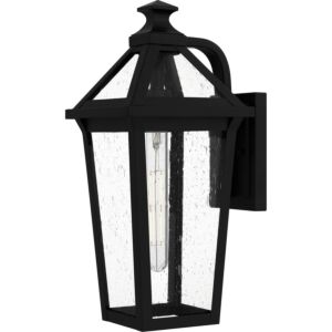 Boulevard 1-Light Outdoor Wall Mount in Matte Black