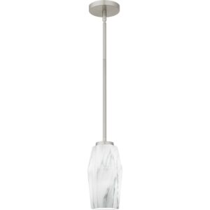 Fogel 1-Light Mini Pendant in Brushed Nickel