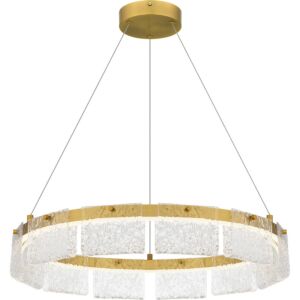 Alice LED Pendant in Brushed Gold