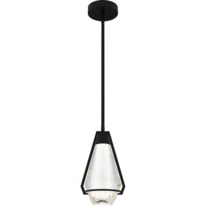 Luca LED Mini Pendant in Matte Black