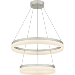 Cohen LED Pendant in Brushed Nickel