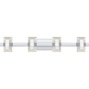 Selena LED Bathroom Vanity Light in Polished Chrome