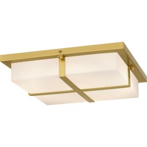 Quoizel Flush Mount LED Flush Mount in Brushed Gold