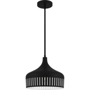 Quoizel Pendant 1-Light Pendant in Matte Black