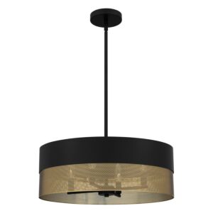 Quoizel Pendant 4-Light Pendant in Matte Black