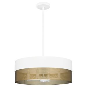 Quoizel Pendant 4-Light Pendant in Matte White