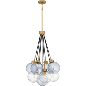 Quoizel Pendant 4-Light Pendant in Brushed Weathered Brass