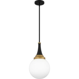 Quoizel Pendant 1-Light Pendant in Matte Black