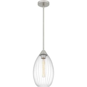 Quoizel Piccolo Pendant 1-Light Mini Pendant in Brushed Nickel