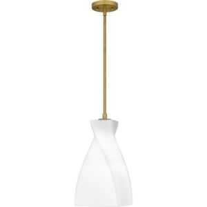 Stetson 1-Light Mini Pendant in Brushed Gold