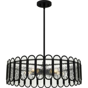 Vera 5-Light Pendant in Matte Black