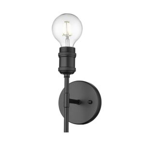 Axel BLK 1-Light Wall Sconce in Matte Black