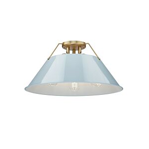 Orwell BCB 3-Light Flush Mount in Brushed Champagne Bronze