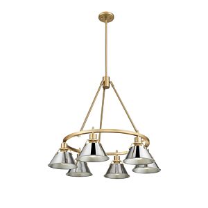 Orwell BCB 6-Light Chandelier in Brushed Champagne Bronze