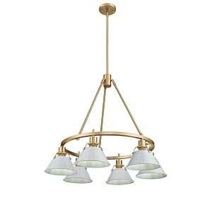 Orwell BCB 6-Light Chandelier in Brushed Champagne Bronze