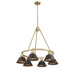 Orwell BCB 6-Light Chandelier in Brushed Champagne Bronze