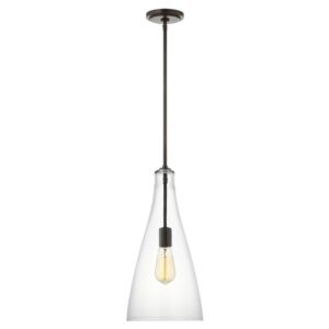 Arilda 1-Light Pendant in Midnight Black