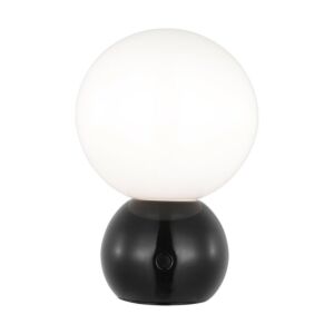 Suki 1-Light LED Mini Table Lamp in Gloss Black