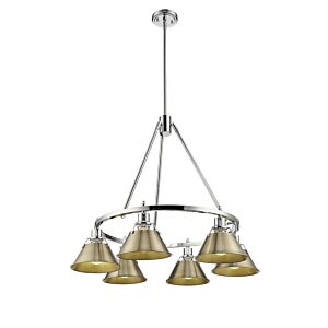 Orwell CH 6-Light Chandelier in Chrome