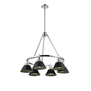 Orwell CH 6-Light Chandelier in Chrome