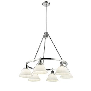 Orwell CH 6-Light Chandelier in Chrome