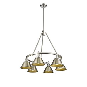 Orwell PW 6-Light Chandelier in Pewter