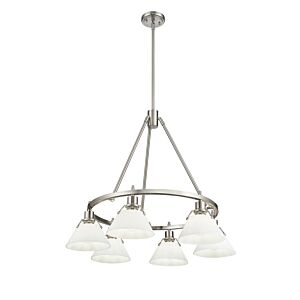 Orwell PW 6-Light Chandelier in Pewter