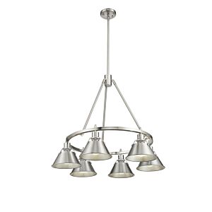 Orwell PW 6-Light Chandelier in Pewter