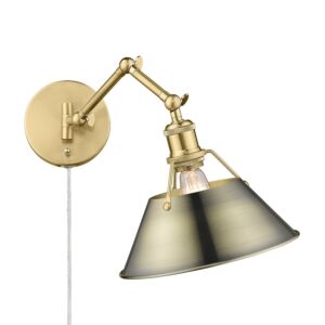 Orwell BCB 1-Light Wall Sconce in Brushed Champagne Bronze