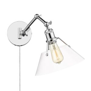 Orwell CH 1-Light Wall Sconce in Chrome