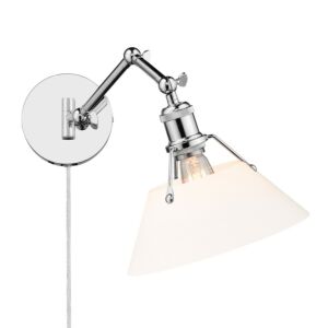 Orwell CH 1-Light Wall Sconce in Chrome