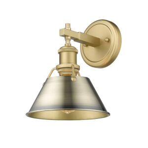 Orwell BCB 1-Light Bathroom Vanity Light in Brushed Champagne Bronze