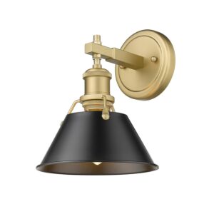 Orwell BCB 1-Light Bathroom Vanity Light in Brushed Champagne Bronze